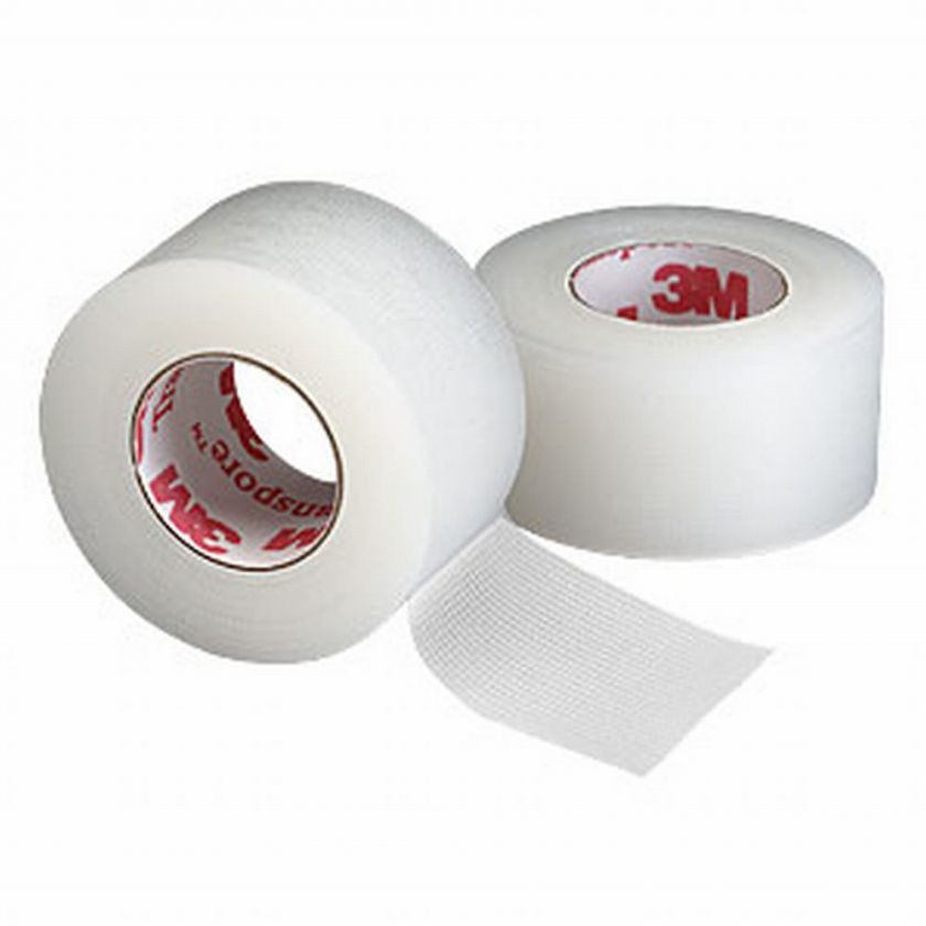   Transpore Hypoallergenic Tape, Latex Free 1/2 1 2 3, #1527