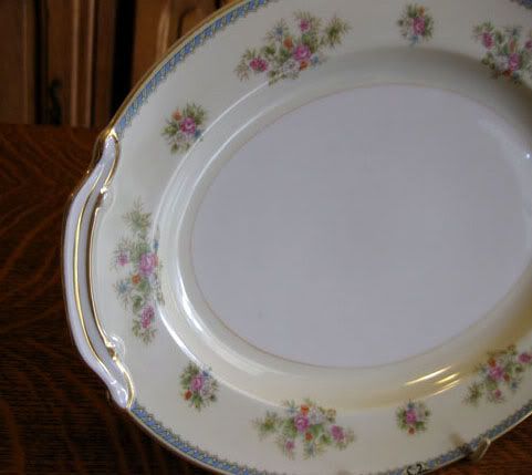 NORITAKE NIPPON TOKI KAISHA 1850 PATTERN 11 3/4 OVAL SERVING PLATTER 