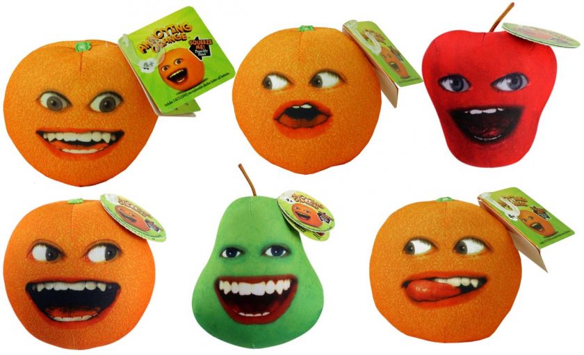 Annoying Orange 3.5 Talking Plush Set Of 6 *New*  