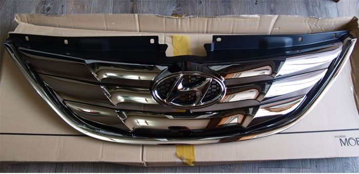 Hyundai 2010 2011 SONATA Chrome Radiator Grille Grilles  