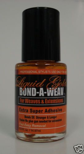 LIQUID GOLD BOND A WEAV ADHESIVE HAIR GLUE 1oz NEW  