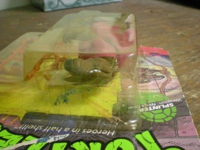 TMNT NINJA TURTLES SOFT HEAD SPLINTER 1988 MOC RUBBER BODY  