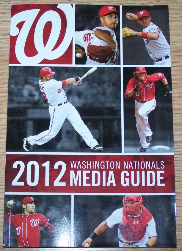   NATIONALS MEDIA GUIDE WERTH/ZIMMERMAN/STRASBURG HOT NEW  