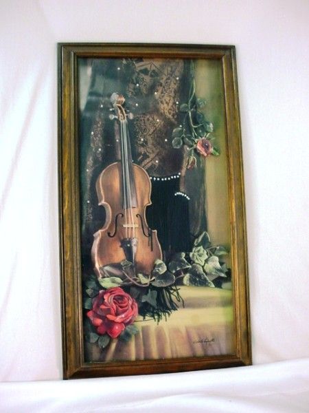 Vintage 1970s ROBERTO LUPETTI SHADOW BOX ART WORK  