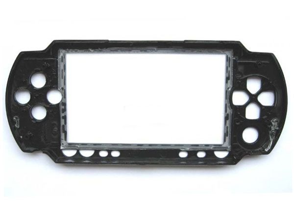 Black Front Faceplate Shell Cover Case For PSP 1000 Fat  