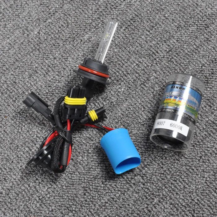 12V 55W Hid Xenon Spare Ballast Bulb Kit 9007 1 6000K  