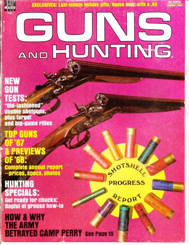 Guns and Hunting Magazine Vtg January 1968 Camp Perry  