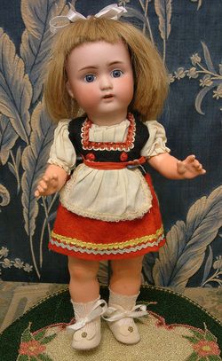 SuperSweet RARE 12 ABG 1362 ANTIQUE German DOLL All Original Costume 