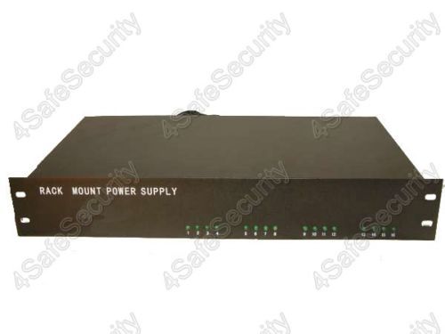 16CH DC 12V 13A Power Distributer UL List 19 Rack Mount Standard 