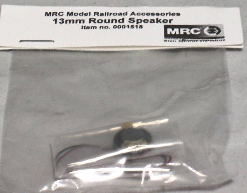 MRC HO Scale 13mm Sound Speakers NEW 1518  