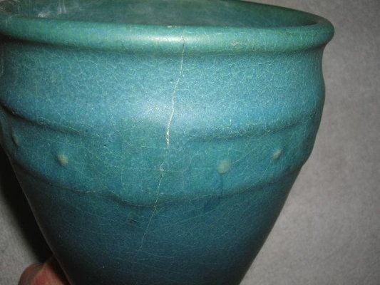 1916 Rookwood Blue Vase 1791  