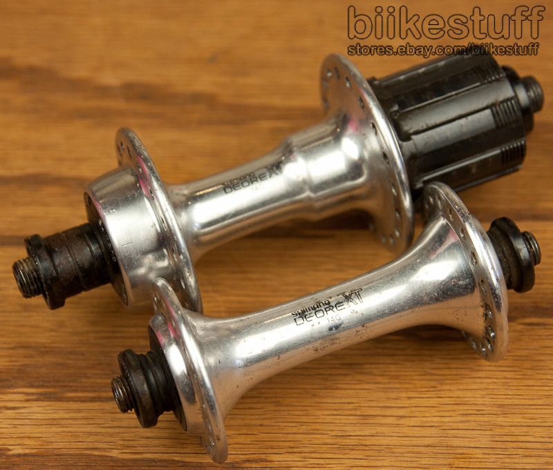 Vintage Shimano Deore XT 36 Hole Hubset UniGlide HB M730 FH M730 