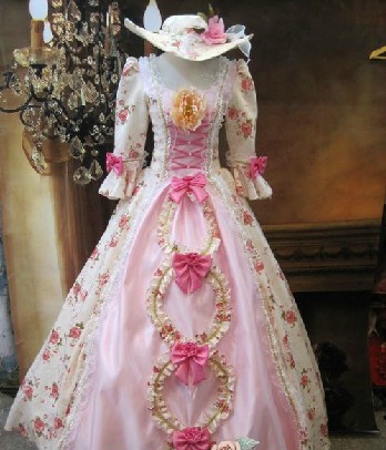 Marie Antoinette FRENCH 18TH CENTURY VICTORIAN DRESS  