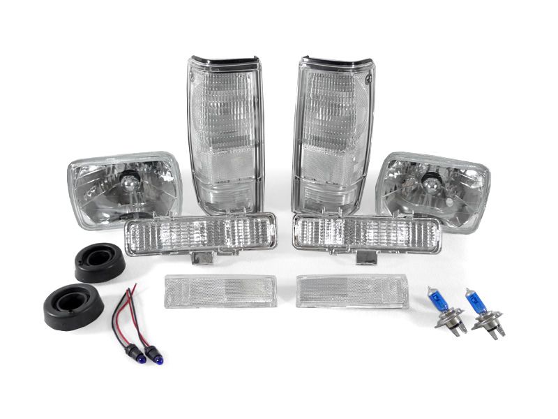 1982 1993 CHEVY S10 BLAZER HEAD LIGHTS+CLEAR TAIL 8PCS  