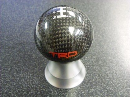 2009 2010 Yaris Shift Knob, TRD, Carbon Fiber, 5sp  