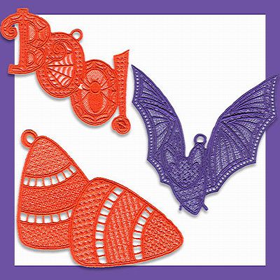 Anita Goodesign Embroidery Designs CD HALLOWEEN LACE  