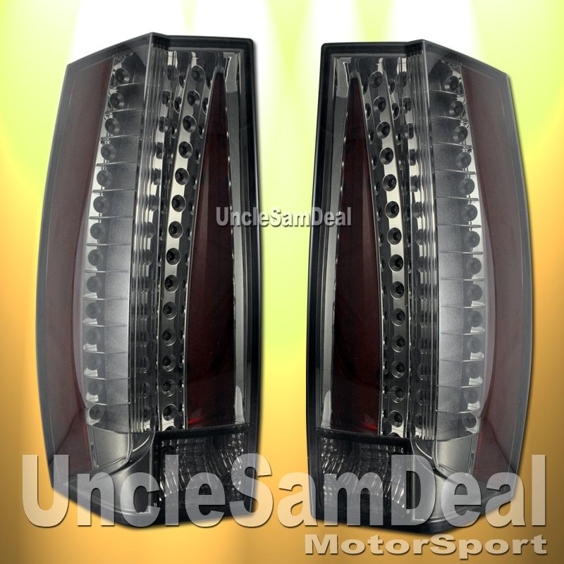 YUKON TAHOE SMOKE CHROME LED TAIL LIGHTS ESCALADE STYLE  