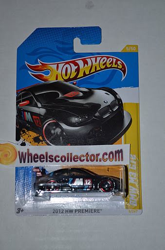 BMW M3 GT2 * New Black * 2012 Hot Wheels * New F Case  