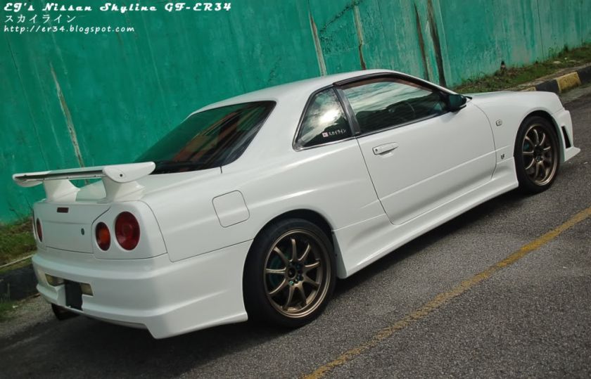 Impul Nissan Skyline ER34 GTT NA Turbo R34 Side Skirts  