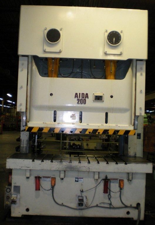 220 Ton AIDA Gap Frame Double Crank Press (22462)  