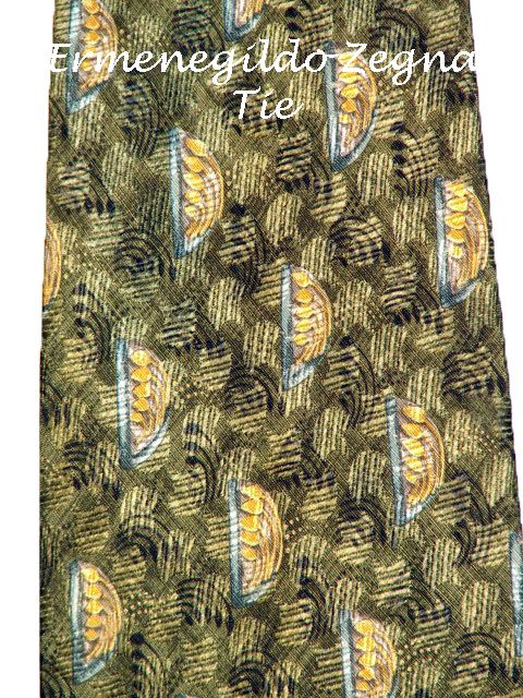 Pal Zileri Mens Dark Brown Wool 3 Button Super 100 Suit 44L +Zegna Tie 