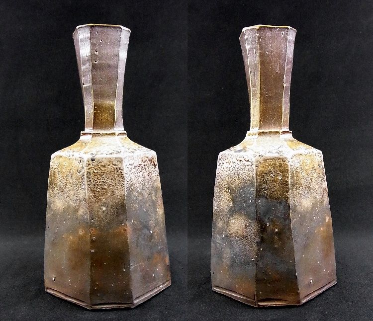 o4580,JPN,Real Bizen,YASUHO KASHO, KINUTA type vase.  