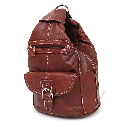 New Leather Backpack Purse Sling Shoulder Bag Handbag 3in1 Convertible 