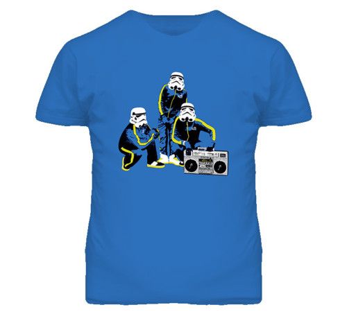 Star Troopers Wars Hip Hop Breakdancing T Shirt  