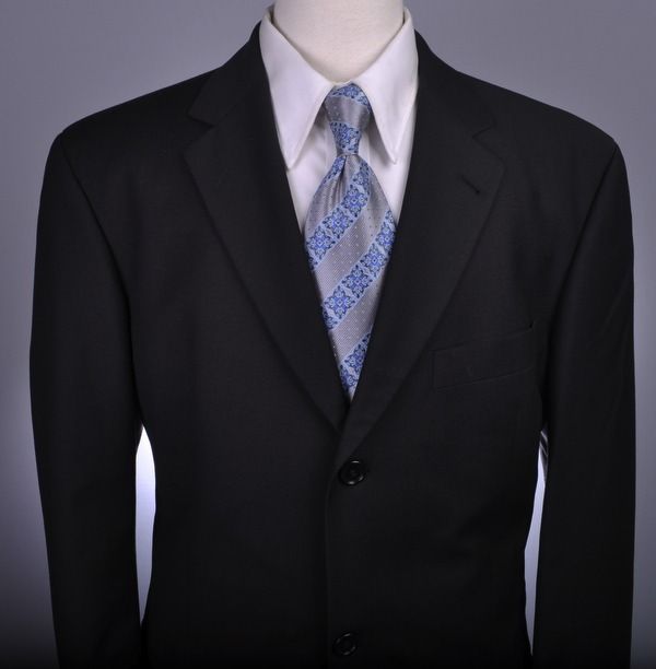 ISW*  Killer  Hugo Boss 3Btn Black Suit 42L 42 L  