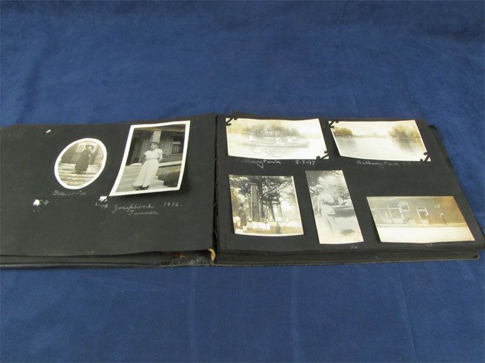 Wonderful Early 1900s Photo Album Indiana Towns & IU  