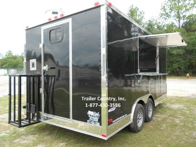 NEW 8.5x16 Enclosed Concession Food Vending BBQ Trailer  