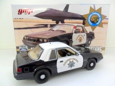 GMP 1/18 9065   1985 SPEC SVC FORD MUSTANG POLICE CAR  