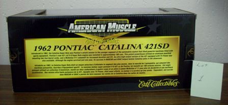   Ertl Collectibles 1962 Pontiac Catalina 421SD 118 Die Cast  