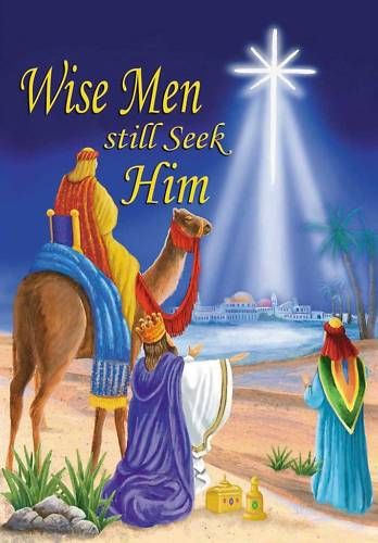 WISE MEN STILL SEEK HIM 3 WISE MEN MINI FLAG 2 9941  