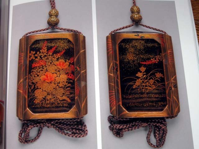 R39 Japanese Togidashi Inro Art Book   Makie Netsuke  