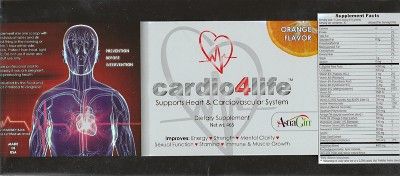 Cardio 4Life L Arginine MicroPOWDER Supplement Choice of GRAPE ORANGE 