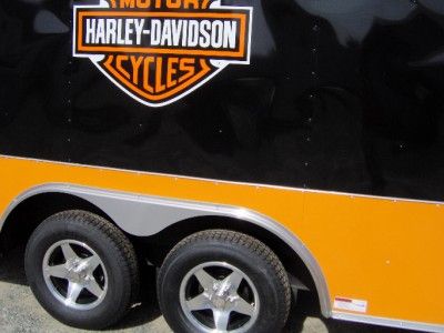 5x16 enclosed motorcycle cargo car hauler trailer Harley Davidson DC