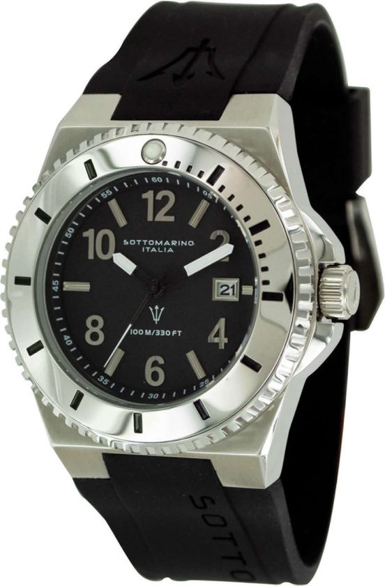 SOTTOMARINO ITALIA SM60210 A ORCA BLCK DIAL RUBBER 46mm  