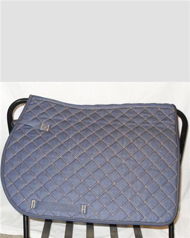 NEW ENGLISH DIAMOND QUILTED DENIUM PONY PAD, VERY DURABLE  