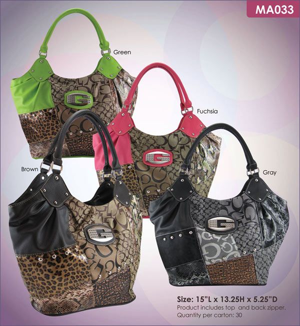 10 LOT WHOLESALE DESIGNER INSPIRED TOTE PURSE HANDBAG  