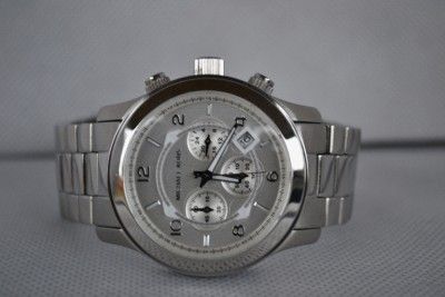 Michael Kors Silver tone Mens Watch MK8086 #27  