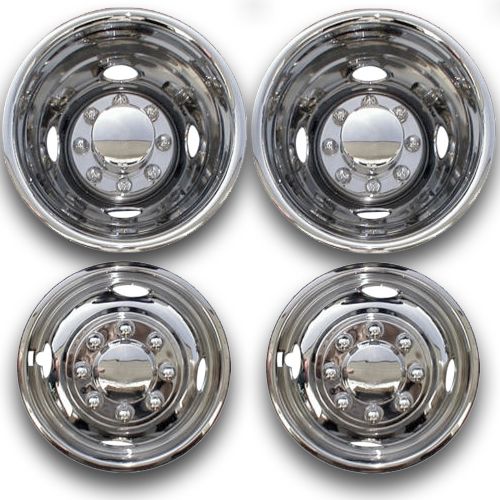   Stainless Steel Dually Bolt On Wheel Simulators for Dodge Ram 3500