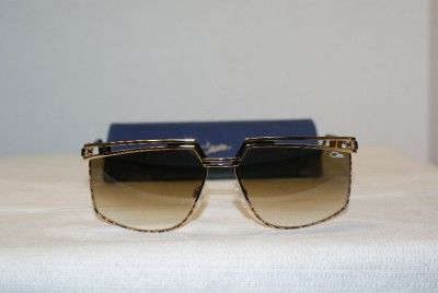 New Cazal Brown & Gold Sunglasses Mod. 957 & Case  