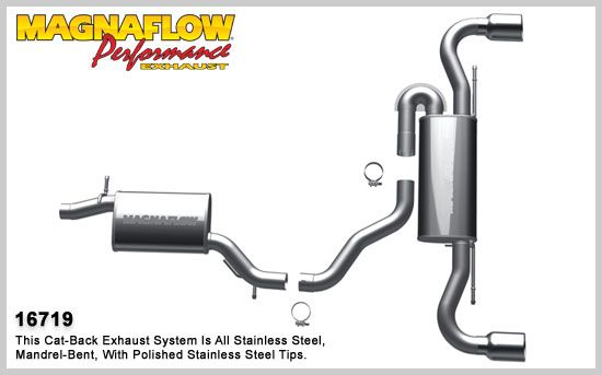   2L Magnaflow 3 Cat Back Dual Exhaust System 16833  