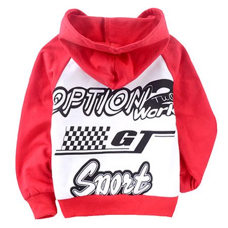 Red Boys McQueen Zip Hoodie Coat 2 8 yrs 6051  