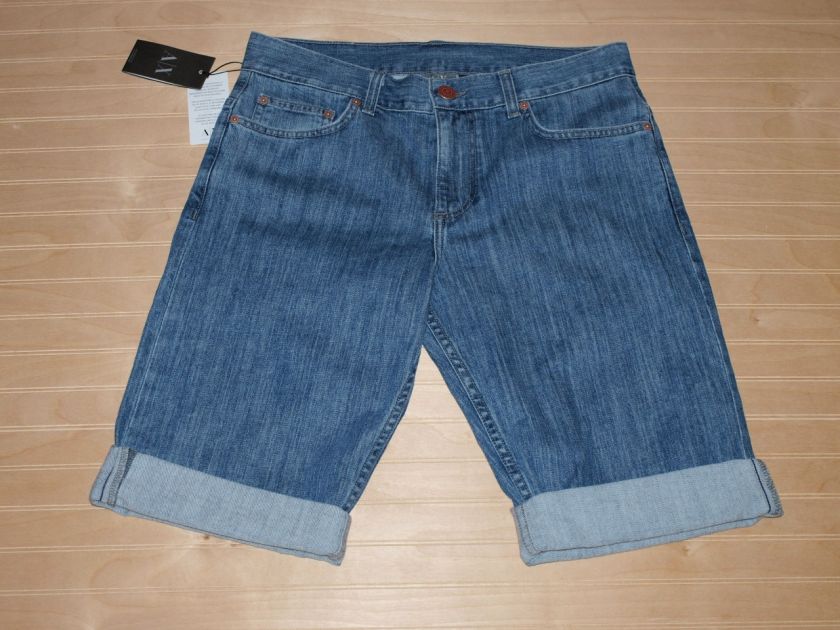 ARMANI EXCHANGE Light Enzyme Denim Shorts Indigo NWT  