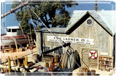 view of the Launch Company dock and all the beautiful details 