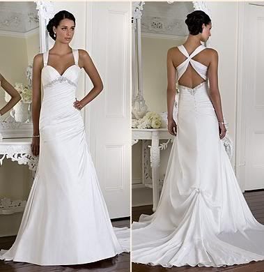 Wide strap Abiti da Sposa Taglia32 34 36 38 40 42 44  