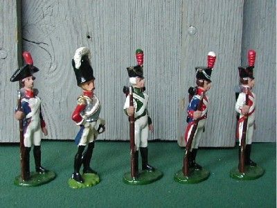 10 Mixed Lead Soldiers of the 1600s,1700s and 1800s  