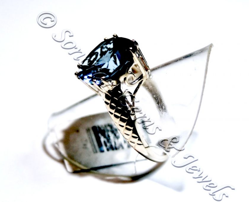 ACN♥ 7.7ct BEAUTIFUL BLUE BAREHIPANI TOPAZ 10K Yellow Gold RING 